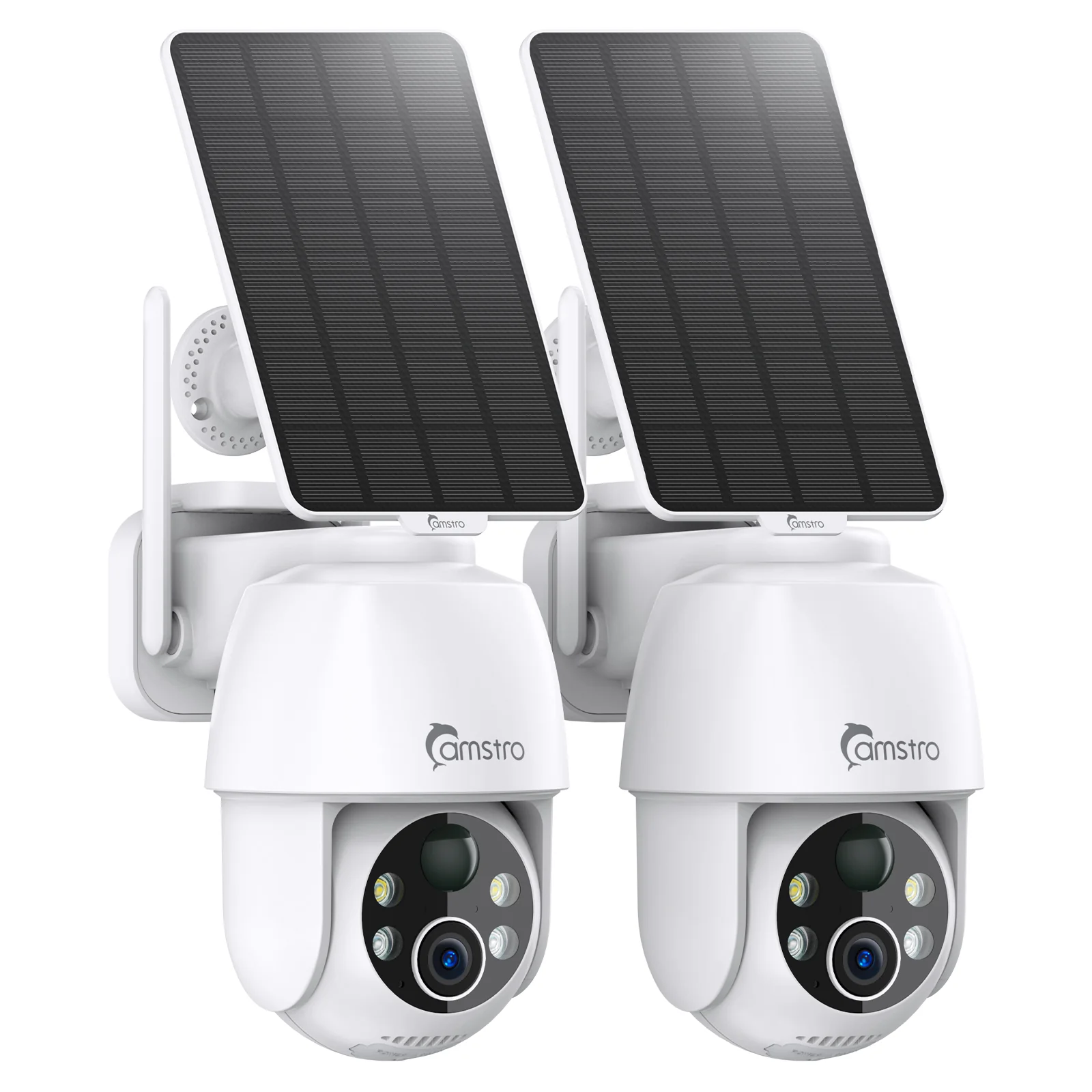 2K 3MP Outdoor Solar Powered Battery Wireless Security IP Cameras, 5200mAh Rechargeable Battery, 130° Ultra Wide Angle, Color Night Vision, Human & Vehicle Smart Detection, Two-Way Audio, IP65, Flexible Storage, No Monthly Fee, Works with Alexa & Google - Image 6