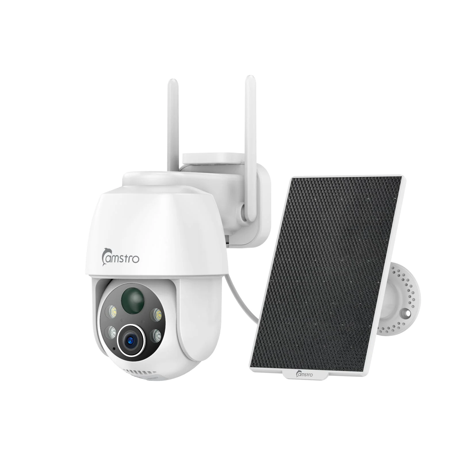 2K 3MP Outdoor Solar Powered Battery Wireless Security IP Cameras, 5200mAh Rechargeable Battery, 130° Ultra Wide Angle, Color Night Vision, Human & Vehicle Smart Detection, Two-Way Audio, IP65, Flexible Storage, No Monthly Fee, Works with Alexa & Google - Image 4