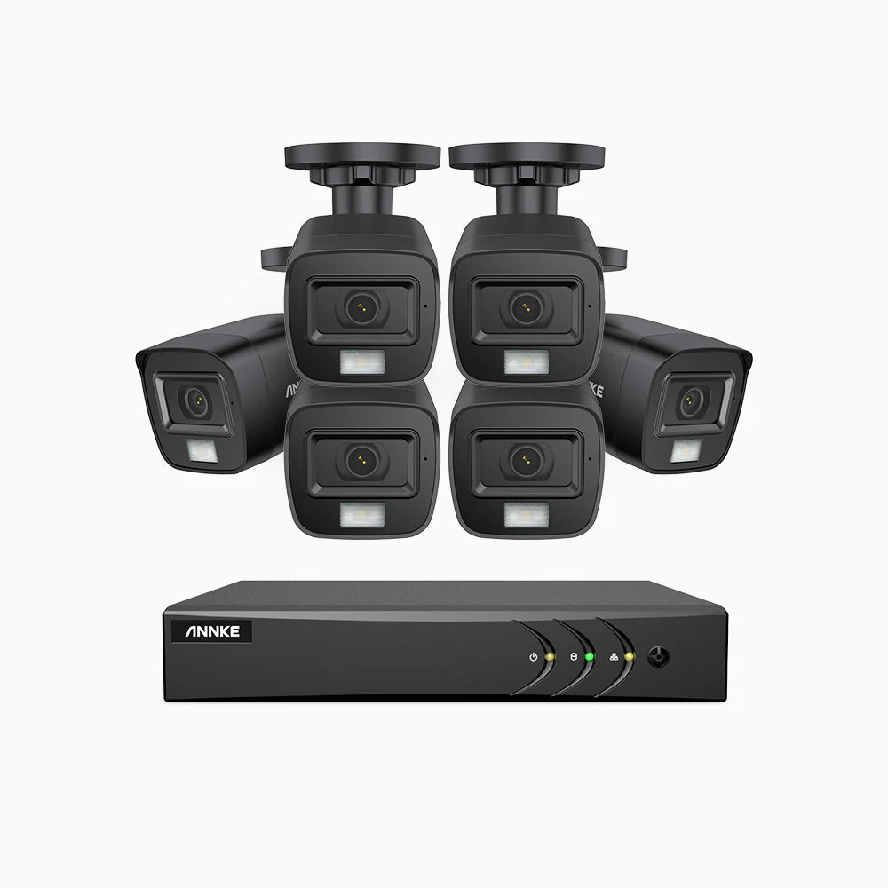 ADLK500 - 3K 8 Channel 6 Dual Light Cameras Wired Security System, Colour & IR Night Vision, 3072*1728 Resolution, f/1.2 Super Aperture, 4-in-1 Output Signal, Built-in Microphone, IP67 - Image 3