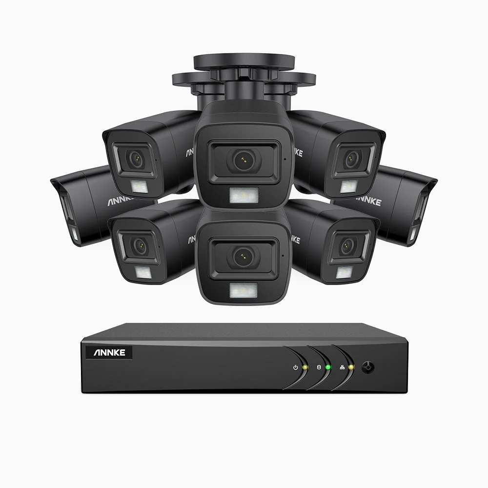 ADLK500 - 3K 8 Channel 8 Dual Light Cameras Wired Security System, Colour & IR Night Vision, 3072*1728 Resolution, f/1.2 Super Aperture, 4-in-1 Output Signal, Built-in Microphone, IP67 - Image 2