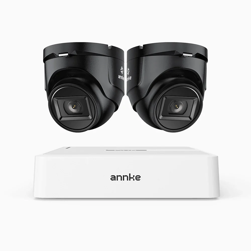ANNKE 1080p Outdoor Wired Security CCTV System, 8 Channel DVR + 2 X Cameras, 3.6 MM Lens, Smart DVR with Human & Vehicle Detection, 66 ft Infrared Night Vision, 4-in-1 Output Signal, IP67 - Image 5