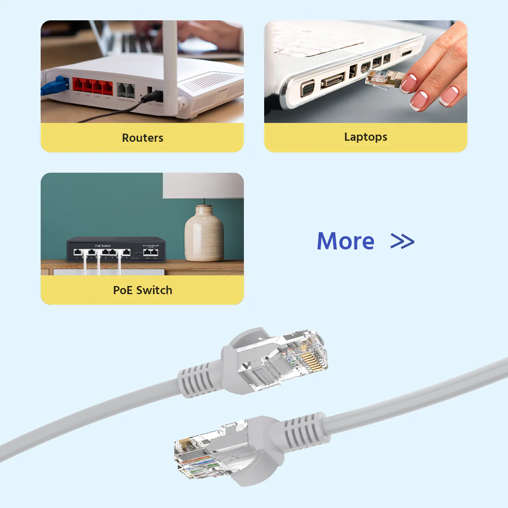 60/100 ft Ethernet Network Cable - Image 6