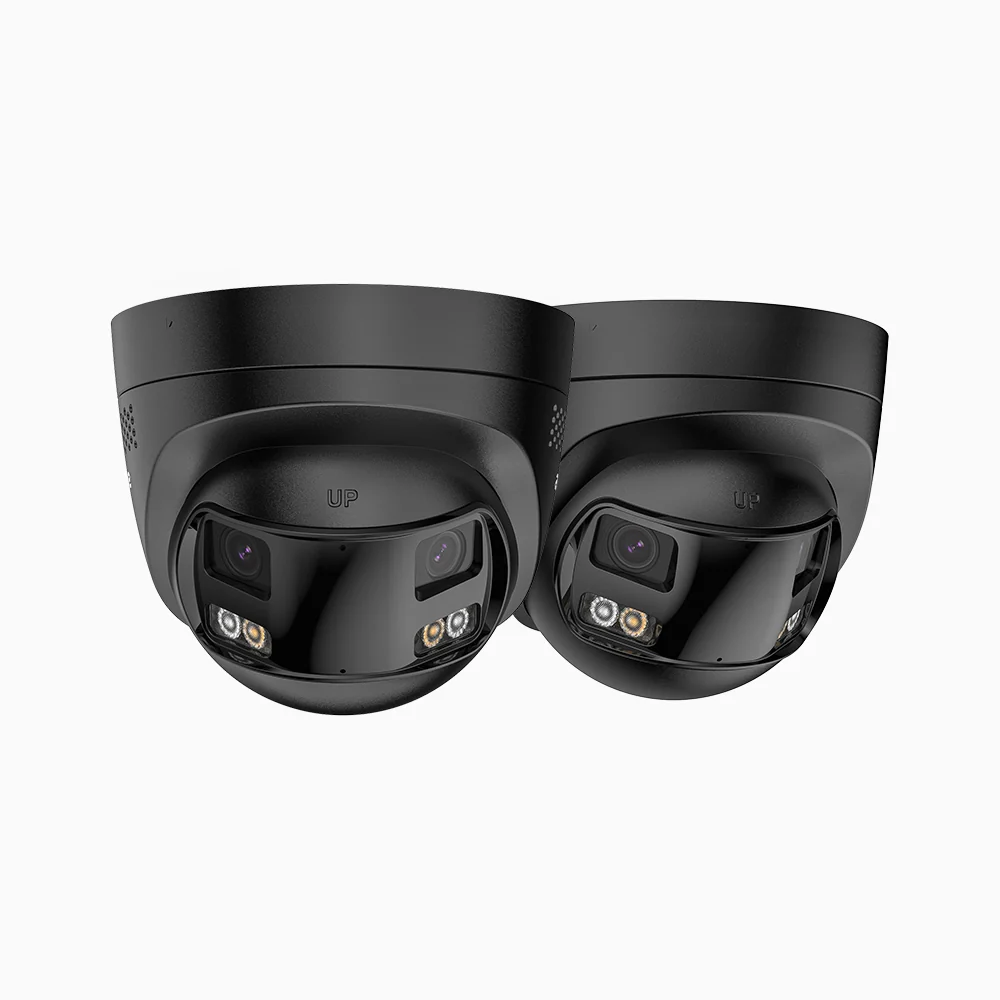 FCD800 - 2-Pack 8MP UHD Dual-Lens Outdoor PoE Security Camera, 180° Panoramic View, Smart Dual Light Night Vision, Two-Way Audio, Active Siren & Alarm, Human & Vehicle Detection, IP67 - Image 5