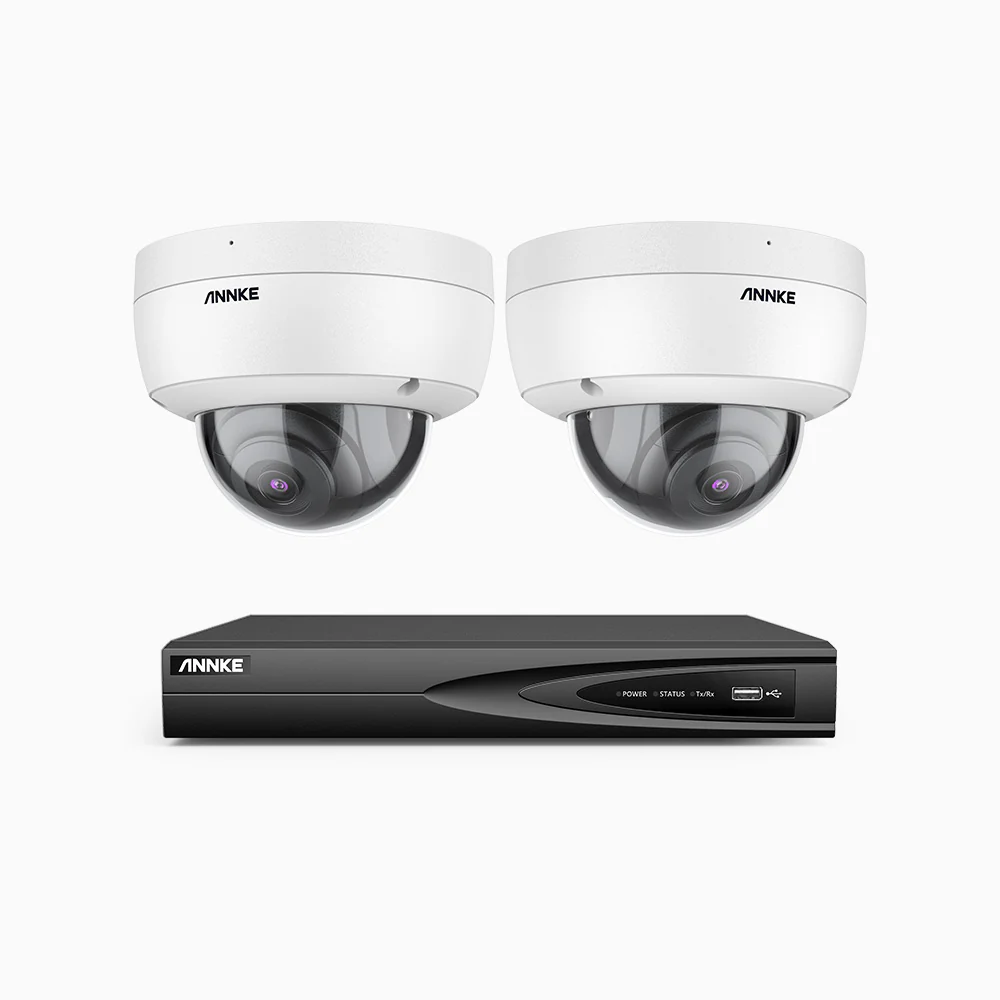 H500 - 5MP 4 Channel 2 Cameras PoE Security CCTV System, EXIR 2.0 Night Vision, Built-in Mic & SD Card Slot, RTSP Supported, Works with Alexa, IP67 - Image 3