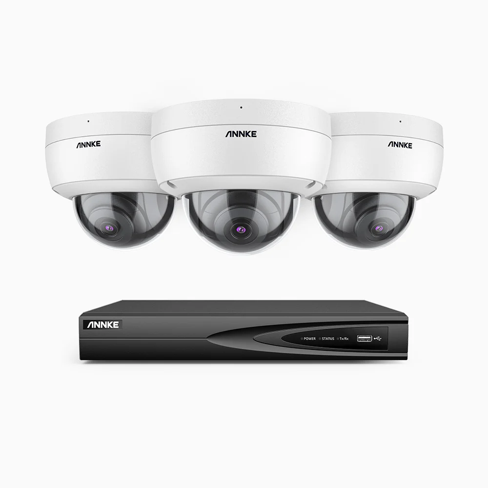H500 - 5MP 4 Channel 3 Cameras PoE Security CCTV System, EXIR 2.0 Night Vision, Built-in Mic & SD Card Slot, RTSP Supported, Works with Alexa, IP67 - Image 3