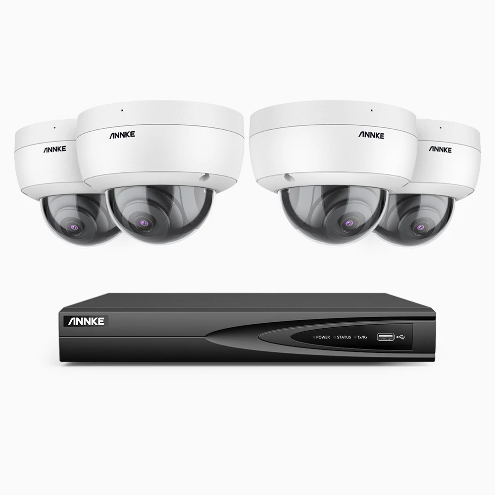 H500 - 5MP 4 Channel 4 Cameras PoE Security CCTV System, EXIR 2.0 Night Vision, Built-in Mic & SD Card Slot, RTSP Supported, Works with Alexa, IP67 - Image 3