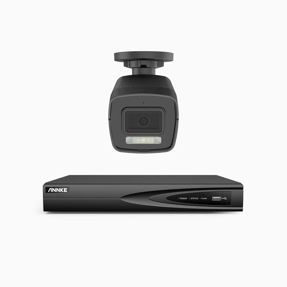 H500P - 3K 4 Channel 1 Camera PoE Security System, Colour & IR Night Vision, 3072*1728 Resolution, f/1.6 Aperture (0.005 Lux), Human & Vehicle Detection, Built-in Microphone, IP67 - Image 3