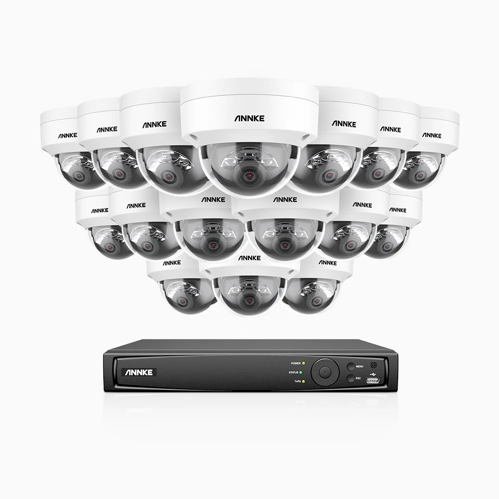H800 - 4K 16 Channel 16 Cameras PoE Security CCTV System, Human & Vehicle Detection, Colour & IR Night Vision, Built-in Microphone, RTSP Supported - Image 3