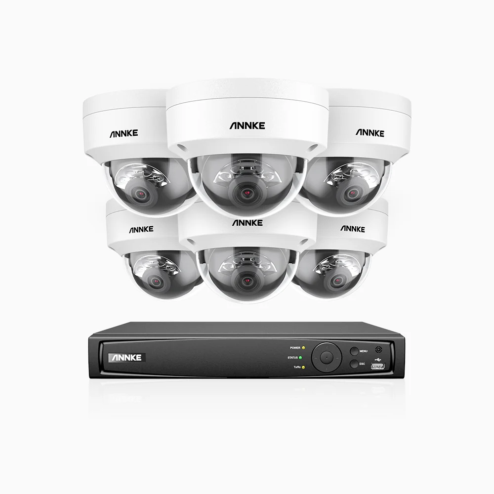 H800 - 4K 16 Channel 6 Cameras PoE Security CCTV System, Human & Vehicle Detection, Colour & IR Night Vision, Built-in Mic, RTSP Supported - Image 3