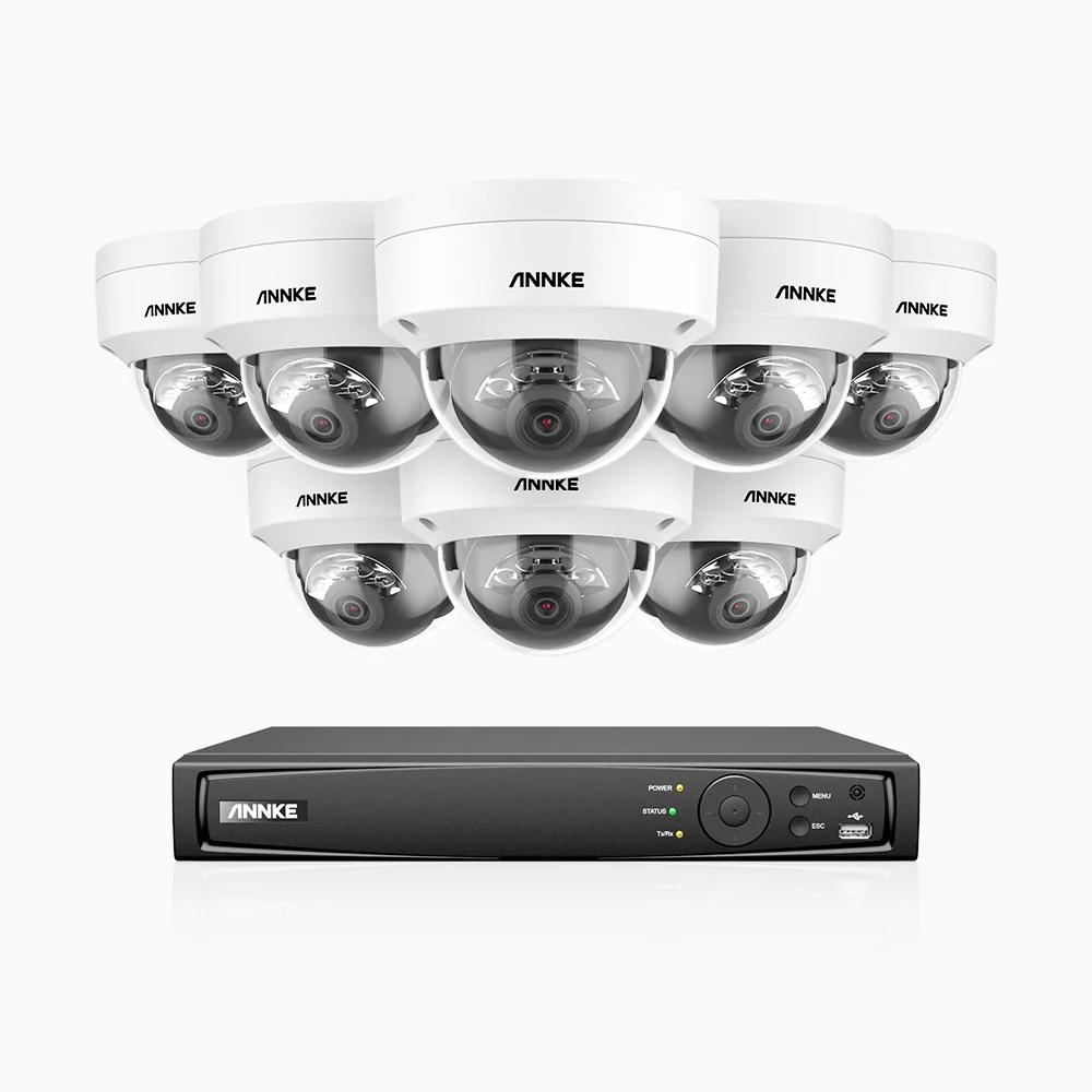 H800 - 4K 16 Channel 8 Cameras PoE Security CCTV System, Human & Vehicle Detection, Colour & IR Night Vision, Built-in Micphone, RTSP Supported - Image 3