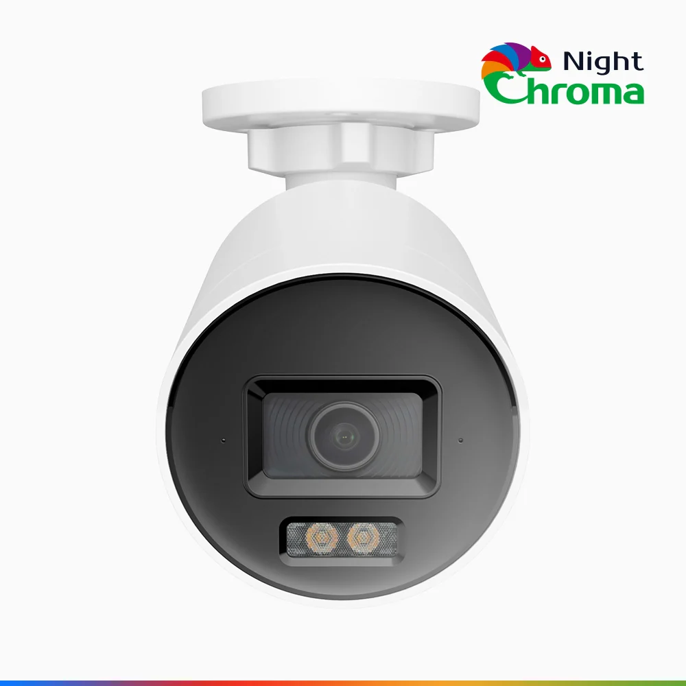 NightChroma<sup>TM</sup> NC800 – 4K Outdoor PoE Security Camera with f/1.0 Super Aperture (0.0005 Lux), Acme Colour Night Vision, Human & Vehicle Detection, Intelligent Behavior Analysis, Built-in Mic, Works with Alexa, All-Metal Housing - Image 3