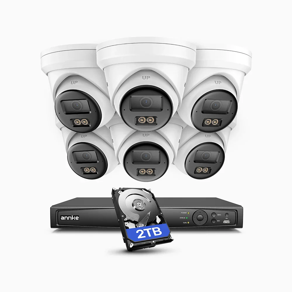 NeuTracis - AI Video Search 4K PoE Security System with 8MP Cameras & 8CH NVR, 2TB HDD, Color & Infrared Night Vision, Smart Detection 2.0, 24/7 Recording, All-Metal Housing - Image 2