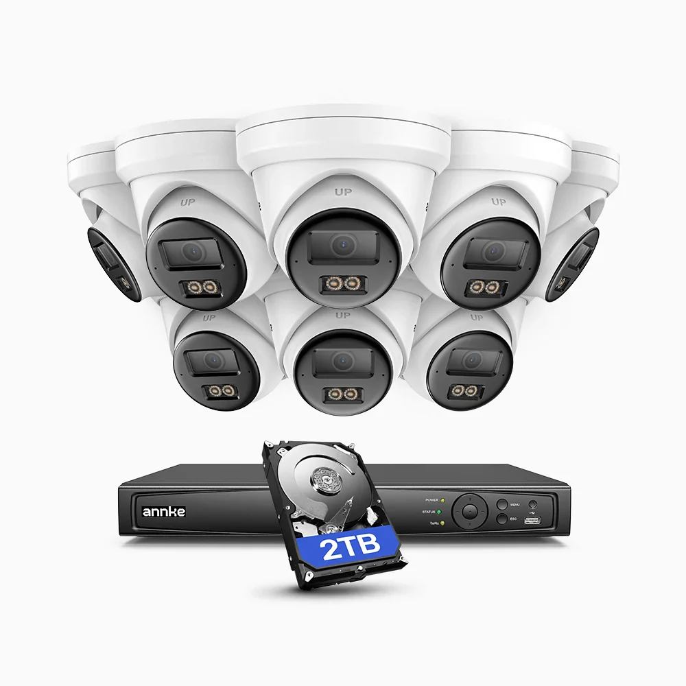 NeuTracis - AI Video Search 4K PoE Security System with 8MP Cameras & 8CH NVR, 2TB HDD, Color & Infrared Night Vision, Smart Detection 2.0, 24/7 Recording, All-Metal Housing - Image 3