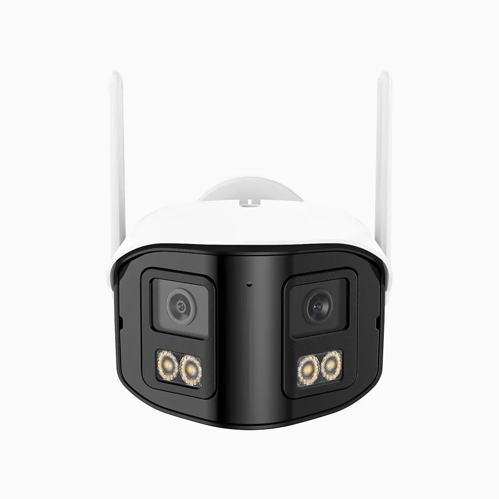 WCD400P - 4MP Wireless Outdoor Dual-Lens WiFi Security Camera, 170° Ultra-wide Angle, 2.4G/5G Dual-Band WiFi, Full Color Night Vision, Two-Way Audio, Cloud & Max. 256 GB Local Storage, Works with Alexa - Image 2
