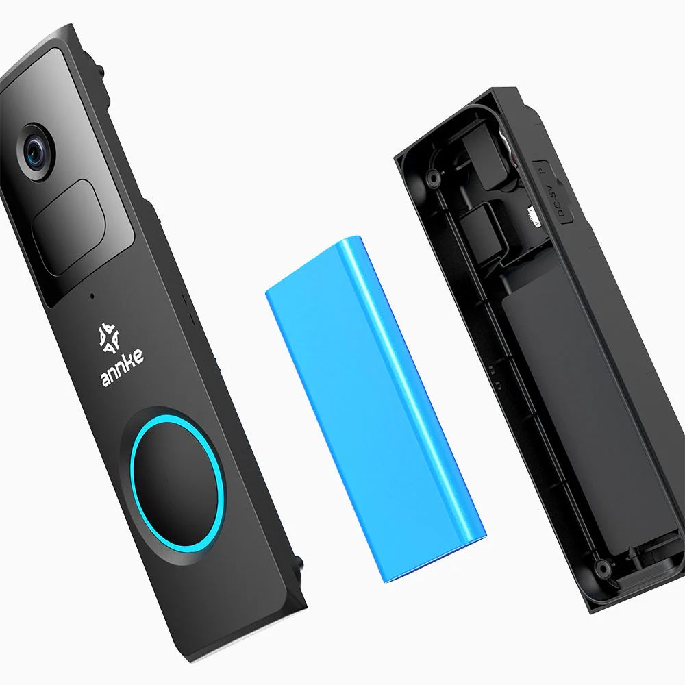 Whiffle - 1080P Full HD Wireless Doorbell Camera, 148° Field of View, 4800mAh Battery Powered, Motion Detection, Two-Way Audio, Cloud & TF Card Storage, Works with Alexa - Image 3